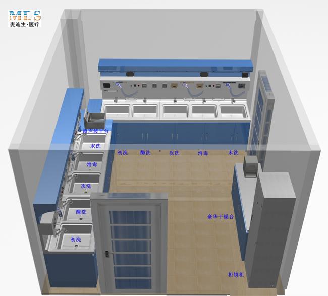 内窥镜消毒系统3D设计打印