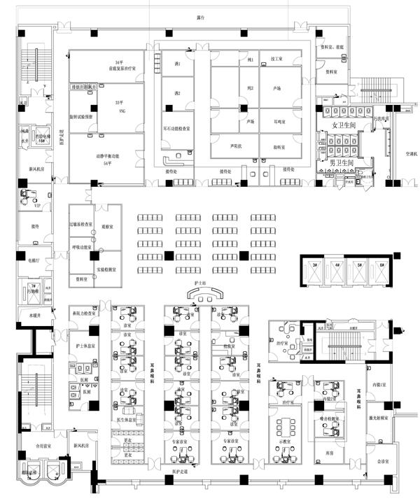 门诊功能室布局方案参考二